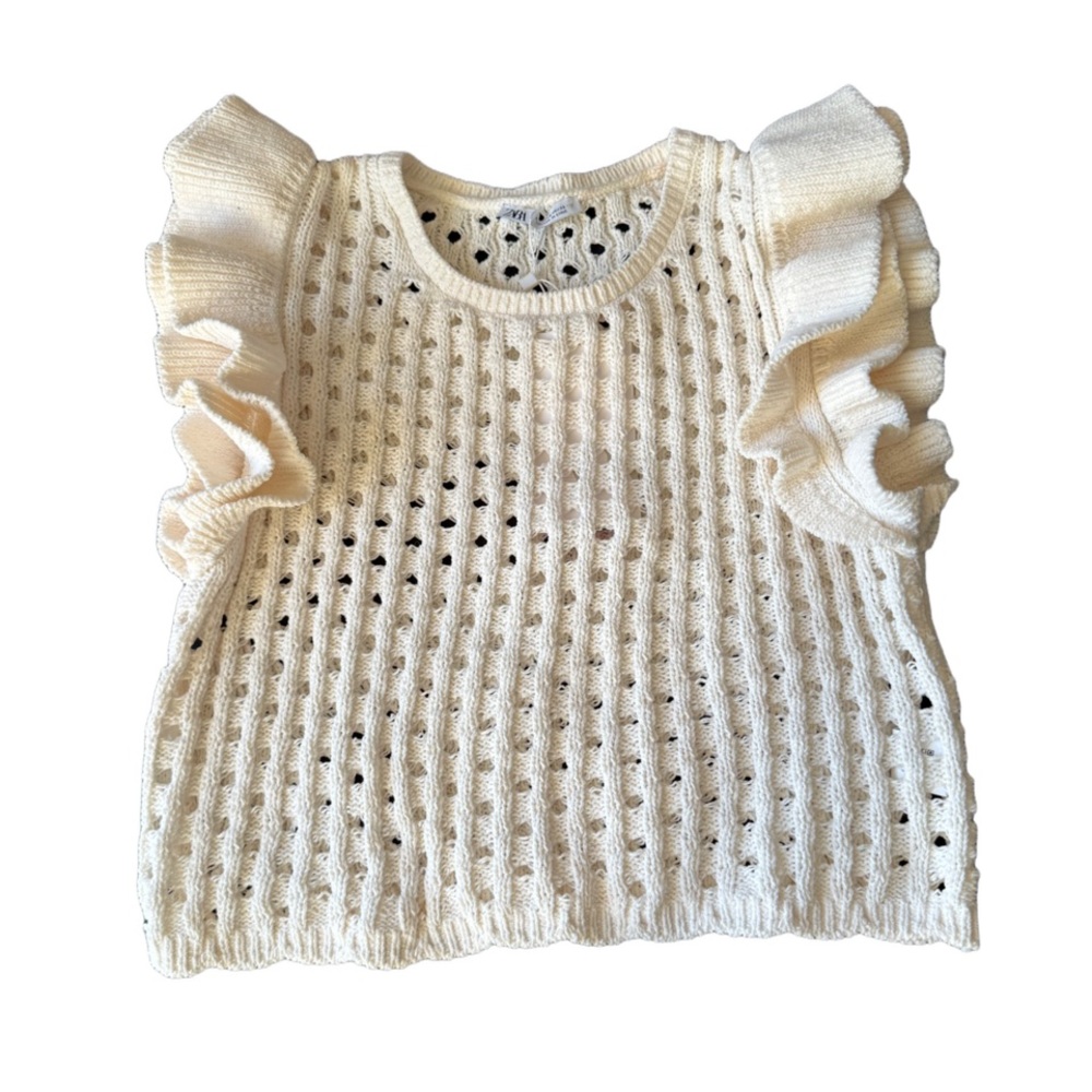 Zara knitted crop top